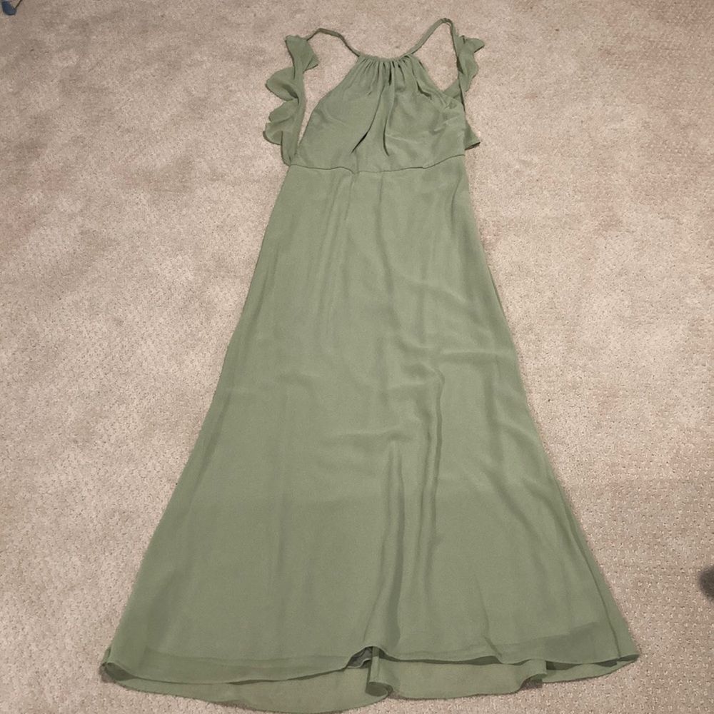 Light green formal dress